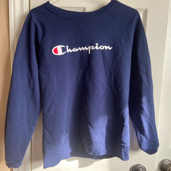 Champion Tops - Navy Blue Champion Pullover